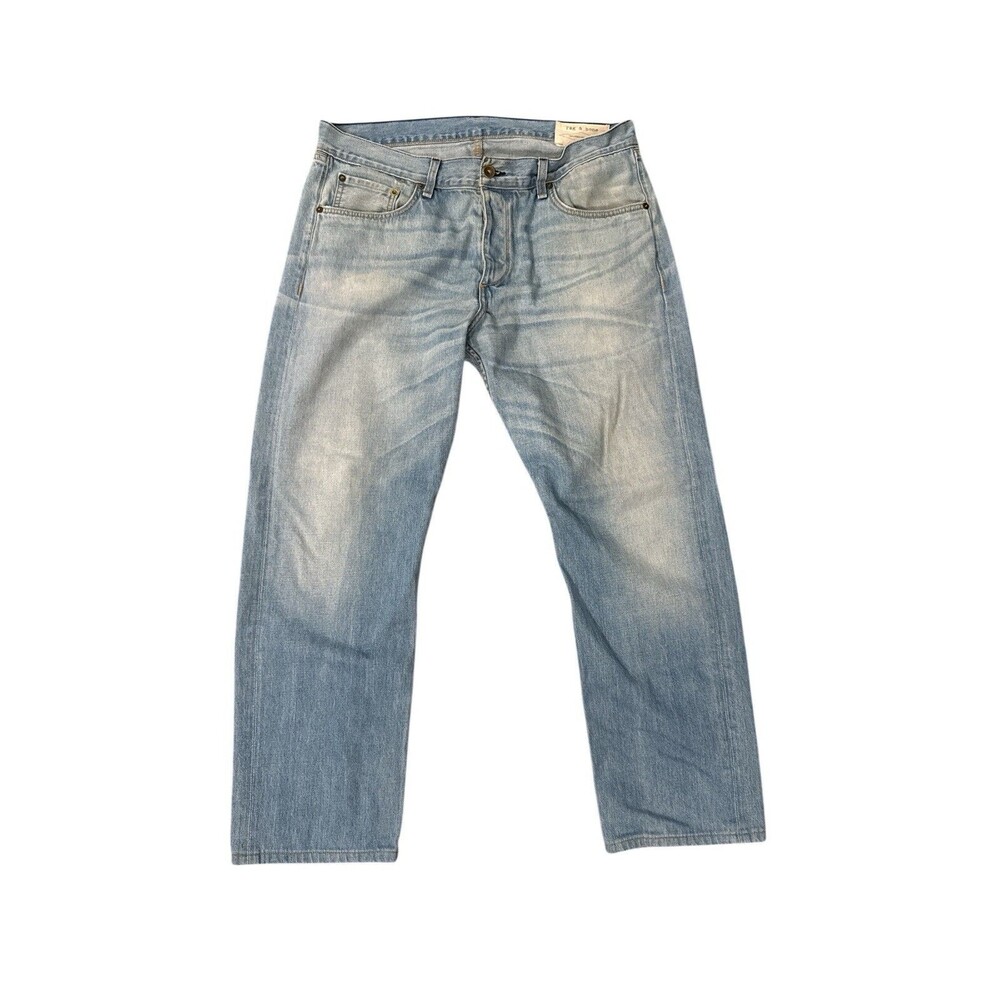 RAG & BONE RB 15X MEN'S SLIM STRAIGHT TAILORED WORKWEAR Jeans DENIM Sz 36 x 29